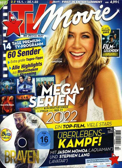 Tv Movie Mit Dvd Im Abo Tolle Pramien Zeitschriften Abo De