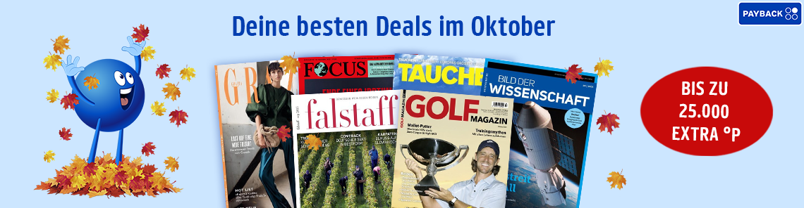 Deine besten Deals im Oktober!