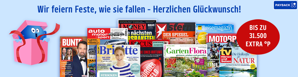 Wir feiern Feste, wie sie fallen - Herzlichen Glückwunsch!