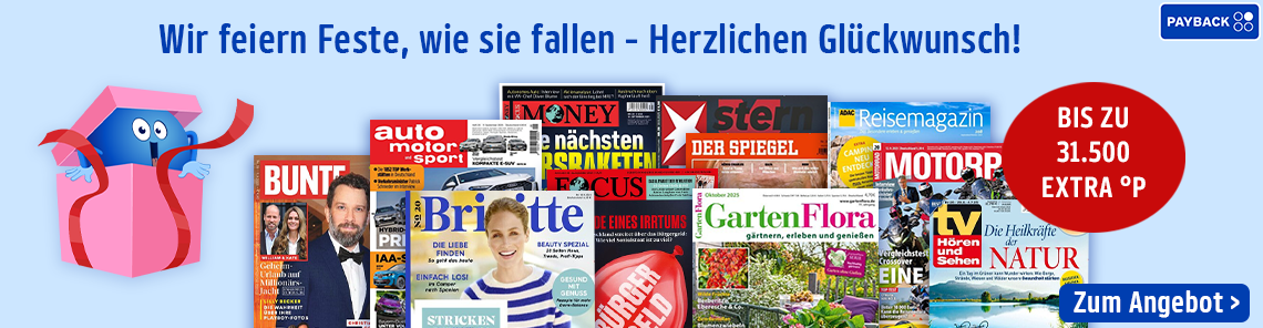 Wir feiern Feste, wie sie fallen - Herzlichen Glückwunsch!