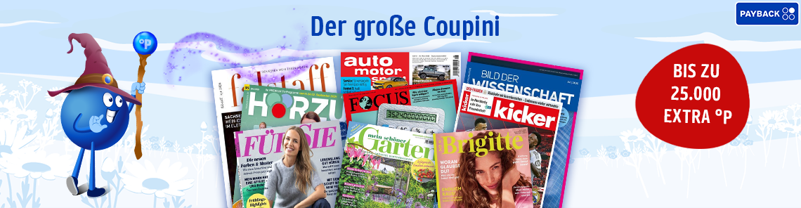 Der große Coupini - Jetzt Punkte sichern!