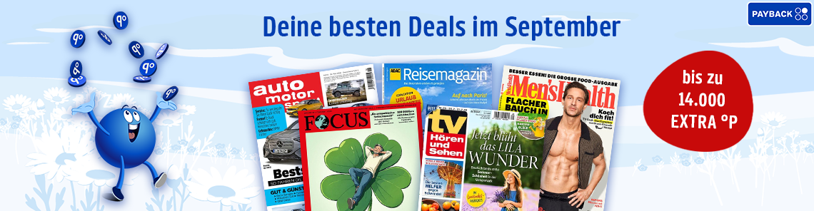 Deine besten Deals im September