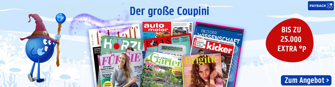 Der große Coupini – Jetzt Punkte sichern!
