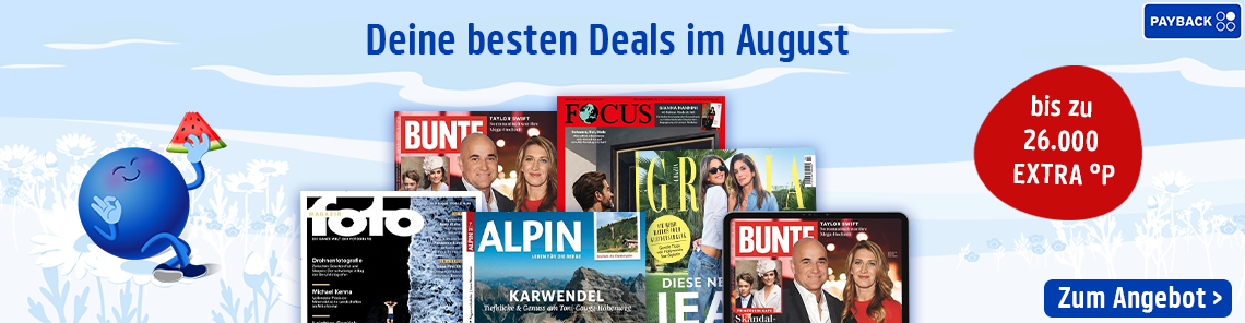 Deine besten Deals im August