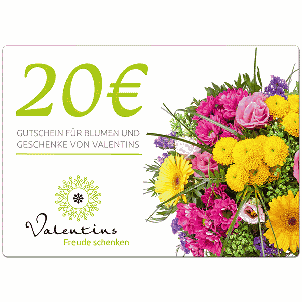 20 € Valentins Gutschein